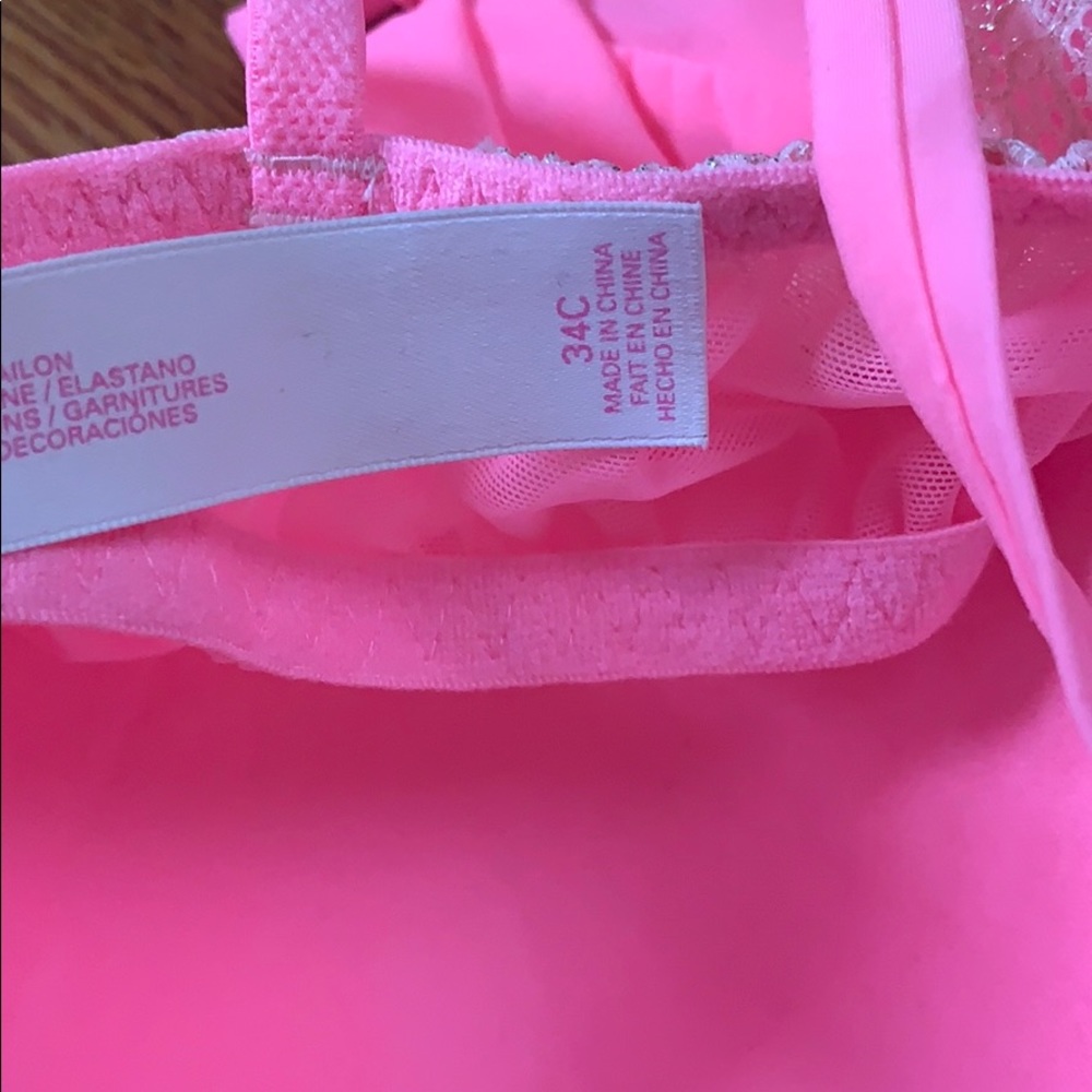 Lingerie slip in pink with lace FINAL PRICE - Picture 4 of 4